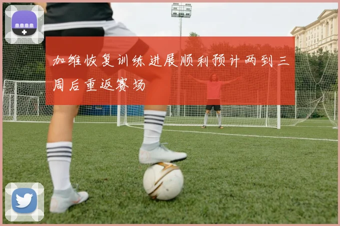 加维恢复训练进展顺利预计两到三周后重返赛场
